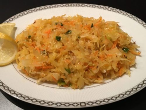 SourKraut Salad / Surowka z Kiszonej Kapusty – My Polish Cuisine